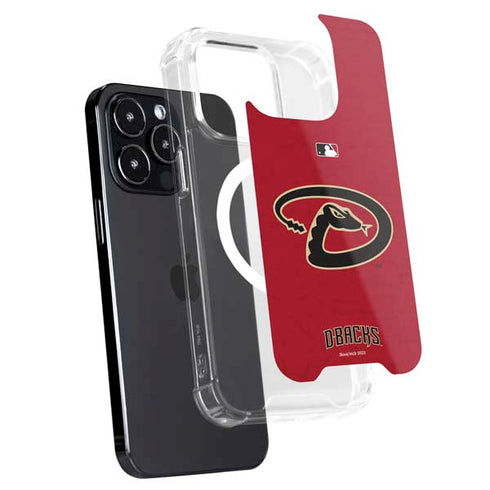 MLB Arizona Diamondbacks - Secondary Solid Distressed iPhone 16 Pro MagSafe Case